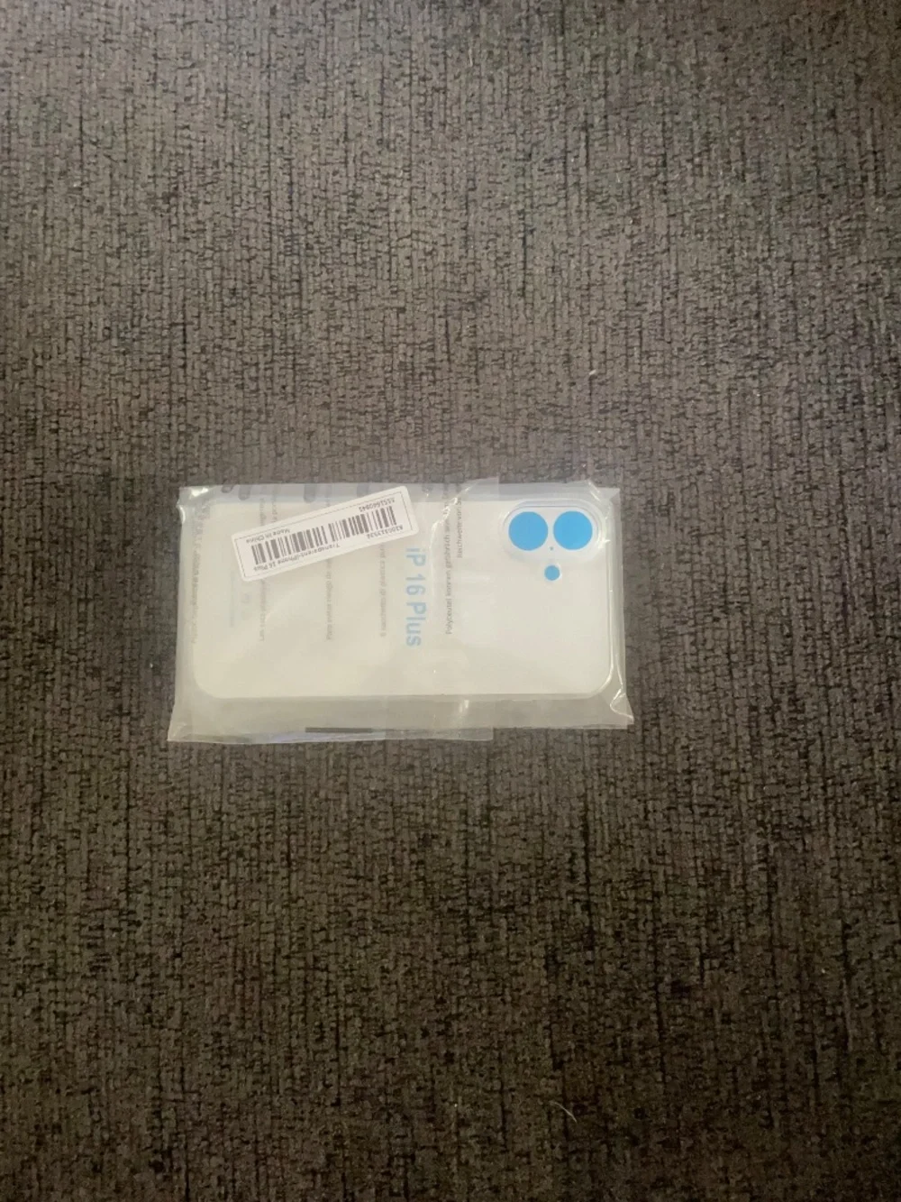 iPhone 16 Plus Clear Case - New Sealed Transparent Cover